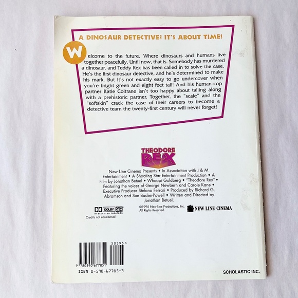 Theodore Rex Movie Novelization 1995 Comedy - Picture 2 of 4